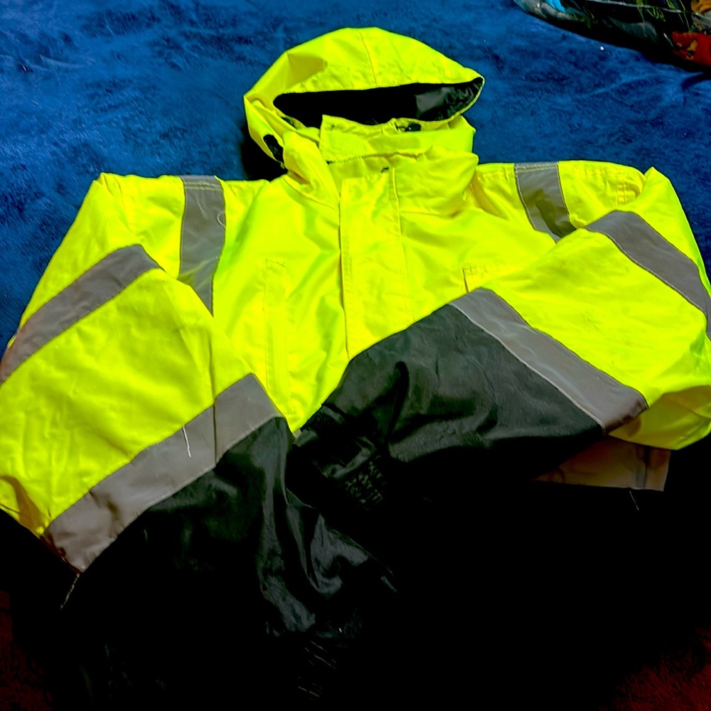 Reflector Construction Coat - image 1